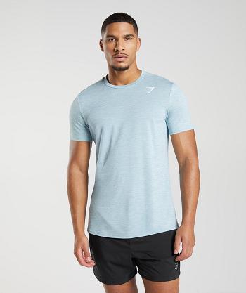Gymshark Arrival T Shirts Herr Blå Blå | SE 3788DFM